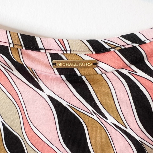 ✨NWT✨ Michael Kors | Mod Style Print Dress - Picture 4 of 5